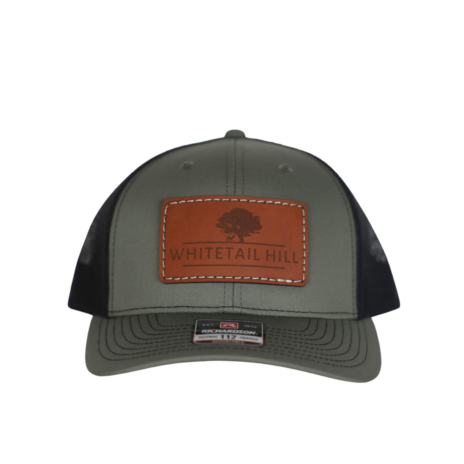 Leather Patch Trucker Hat - Richardson 112 – Whitetail Hill