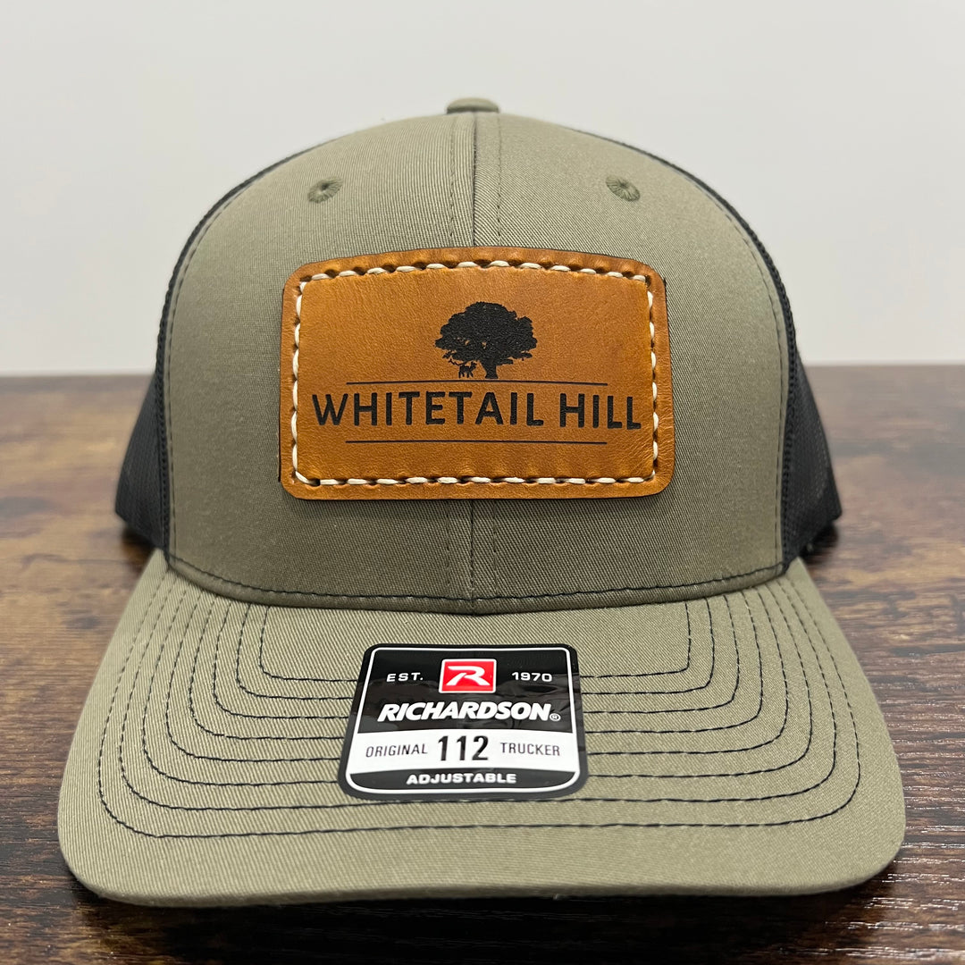 Richardson 112 Leather Patch Trucker Hat