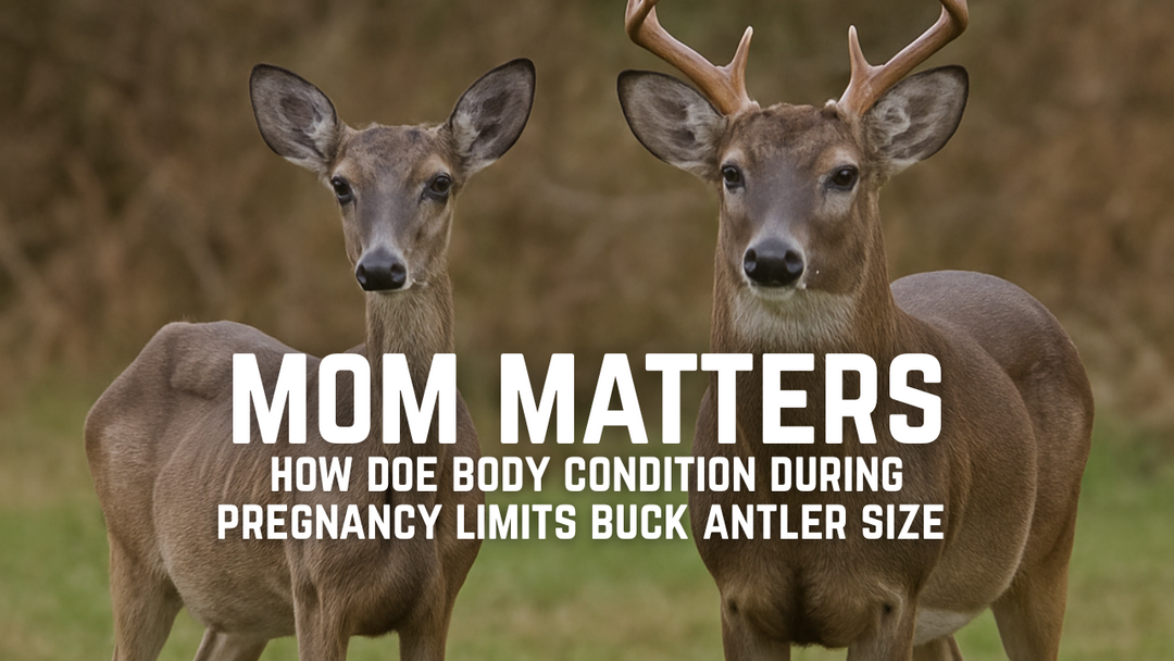 Mom Matters: How Whitetail Doe Body Condition Limits Buck Antler Size