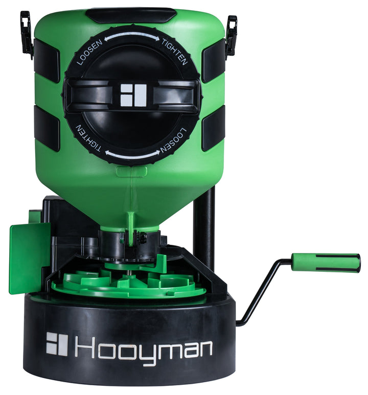 Hooyman 35 lb manual chest seed spreader