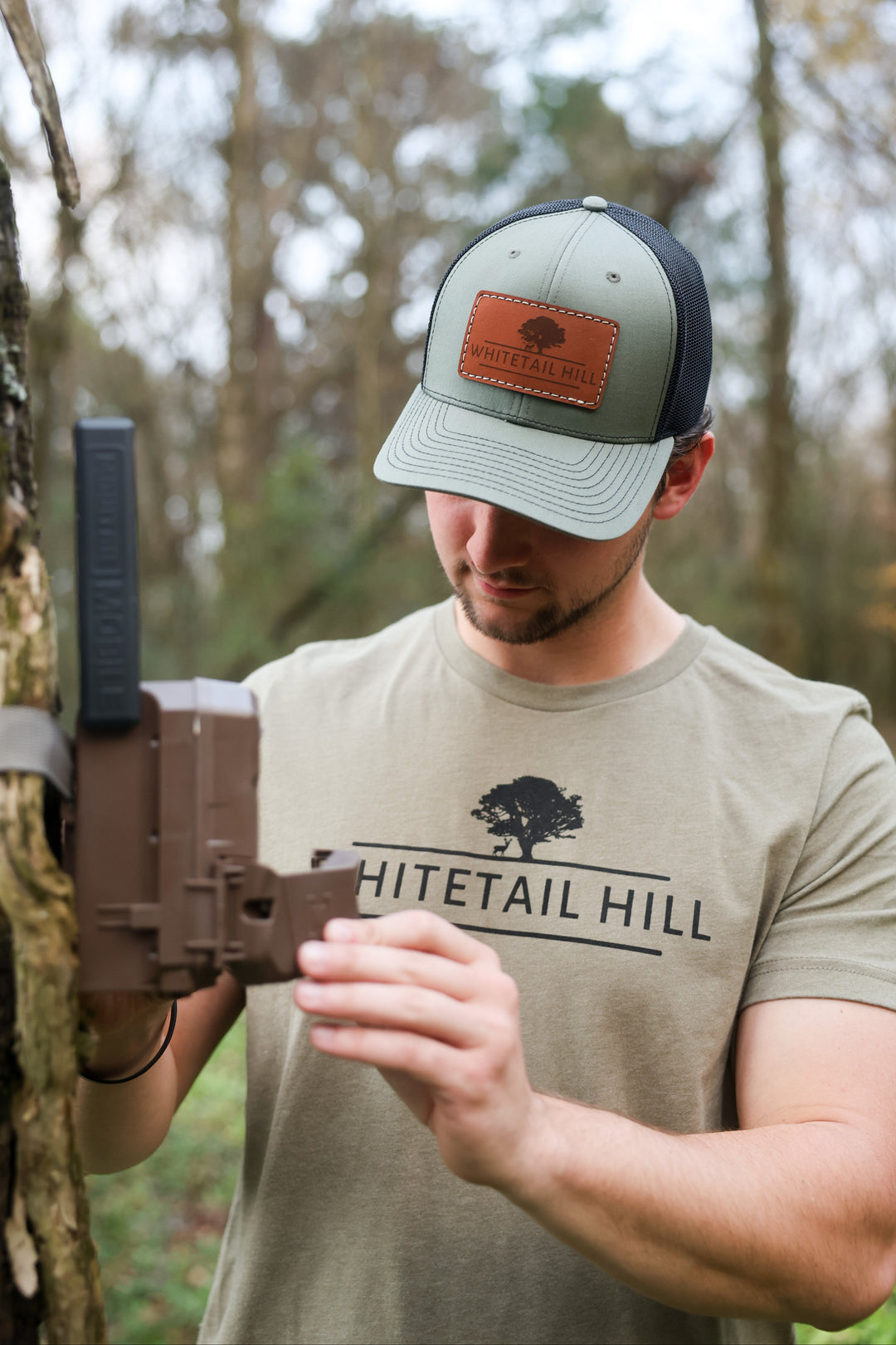 Richardson 112 "Leather Patch Trucker Hat"