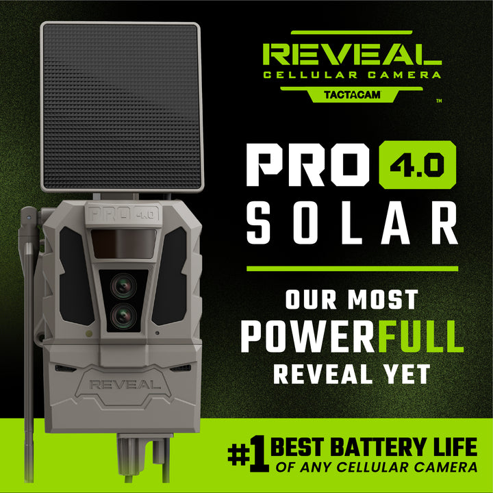 REVEAL Pro 4.0 Solar: best battery life of any cellular camera