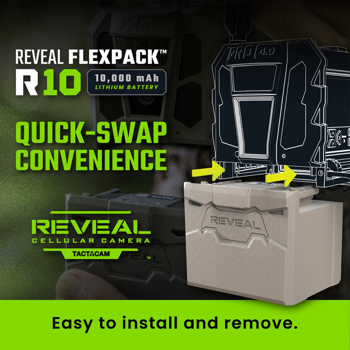 REVEAL FlexPack R10: quick-swap convenience